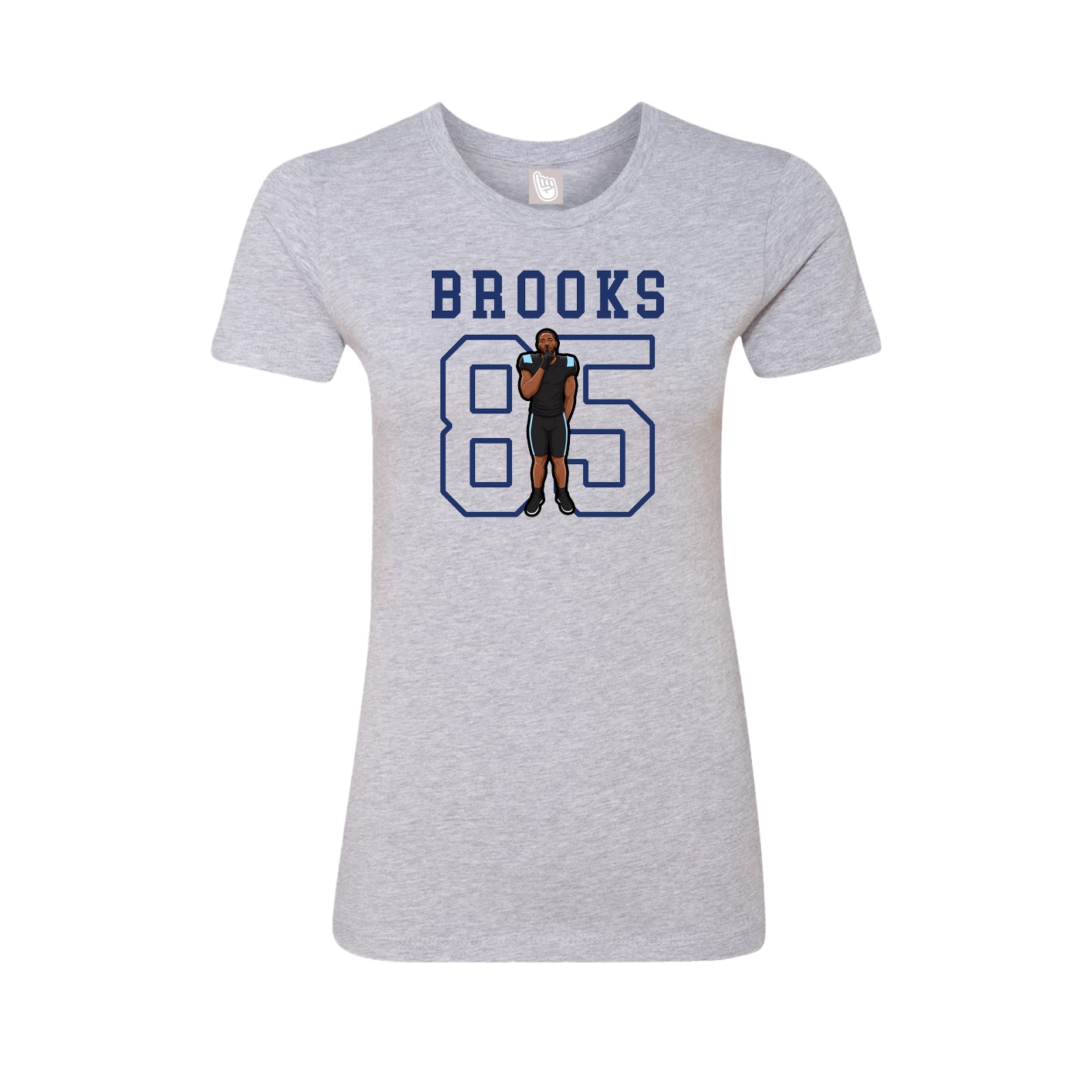 Fitted Women's Tee — Shirsey in Grey