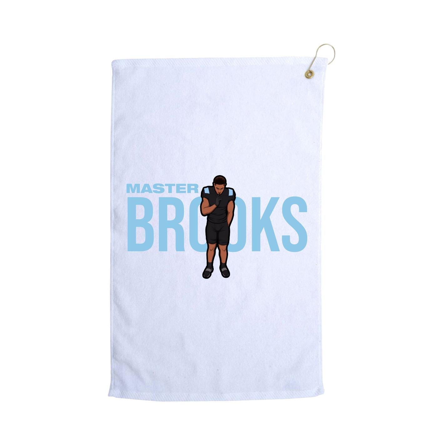 Golf Towel — Player Name in White
