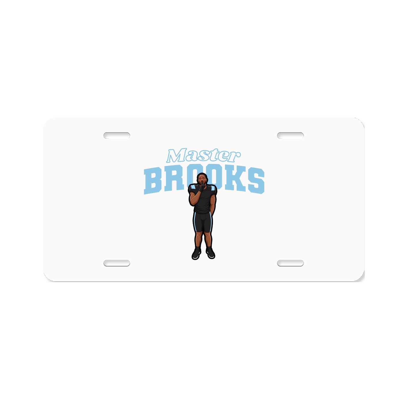 License Plate — Name Arch in Classic