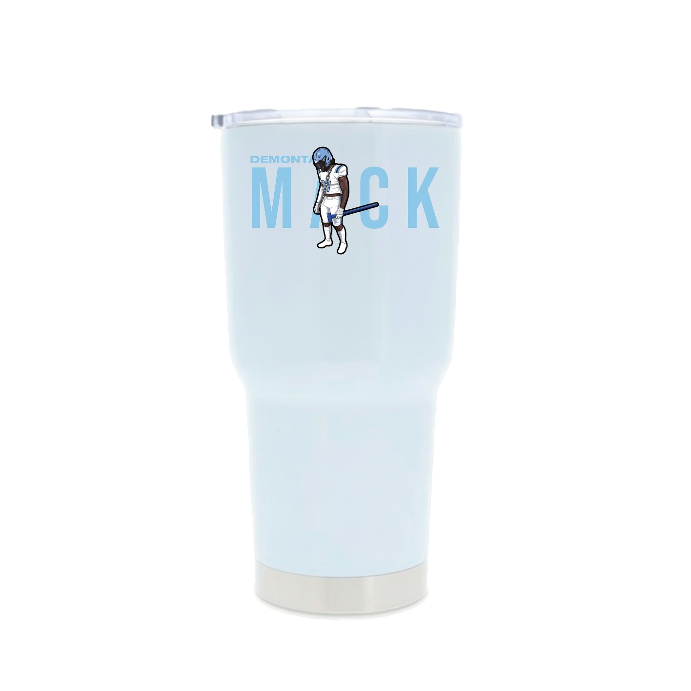 30oz Stainless Steel Tumbler — Player Name in White