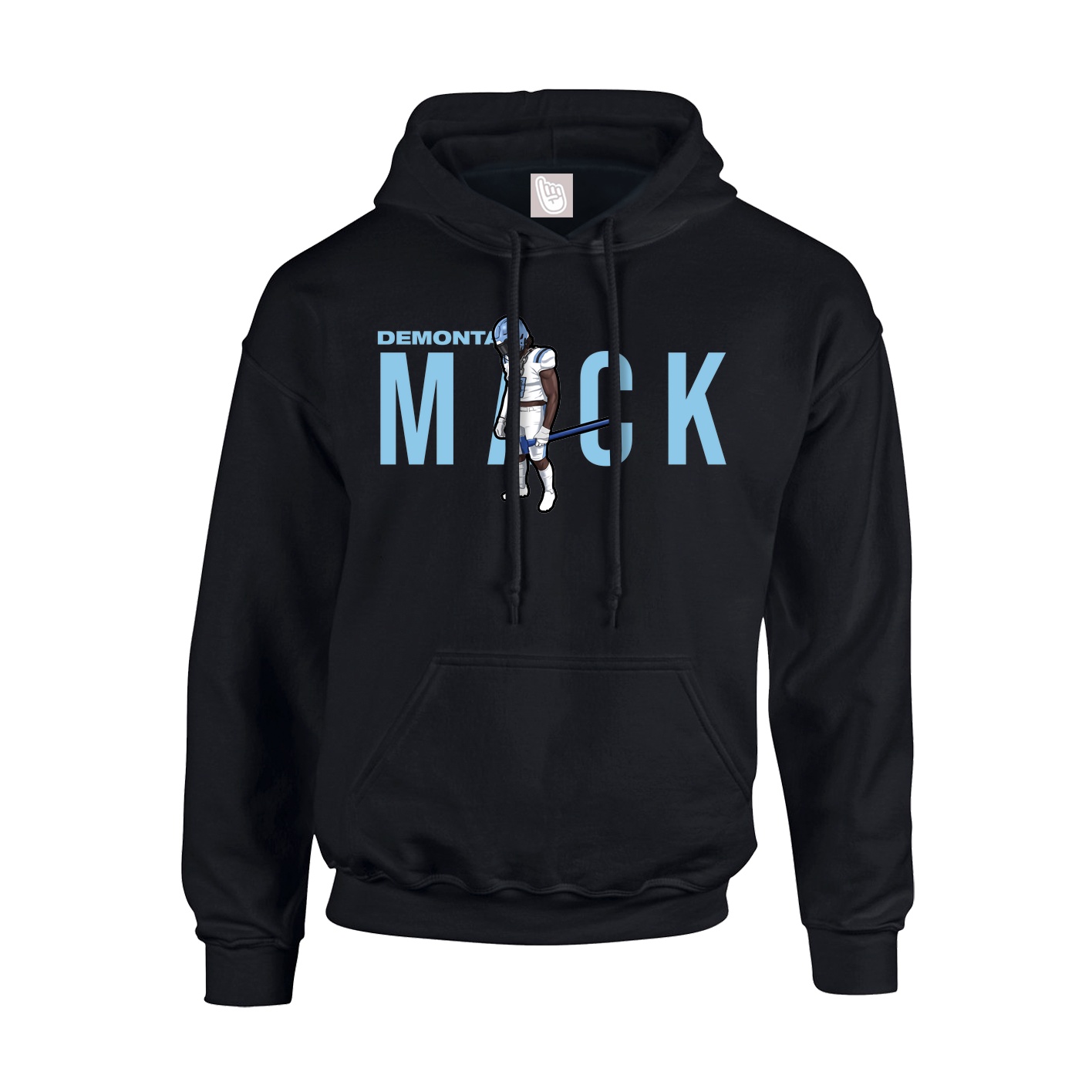 Youth Hoodie — Player Name in Black