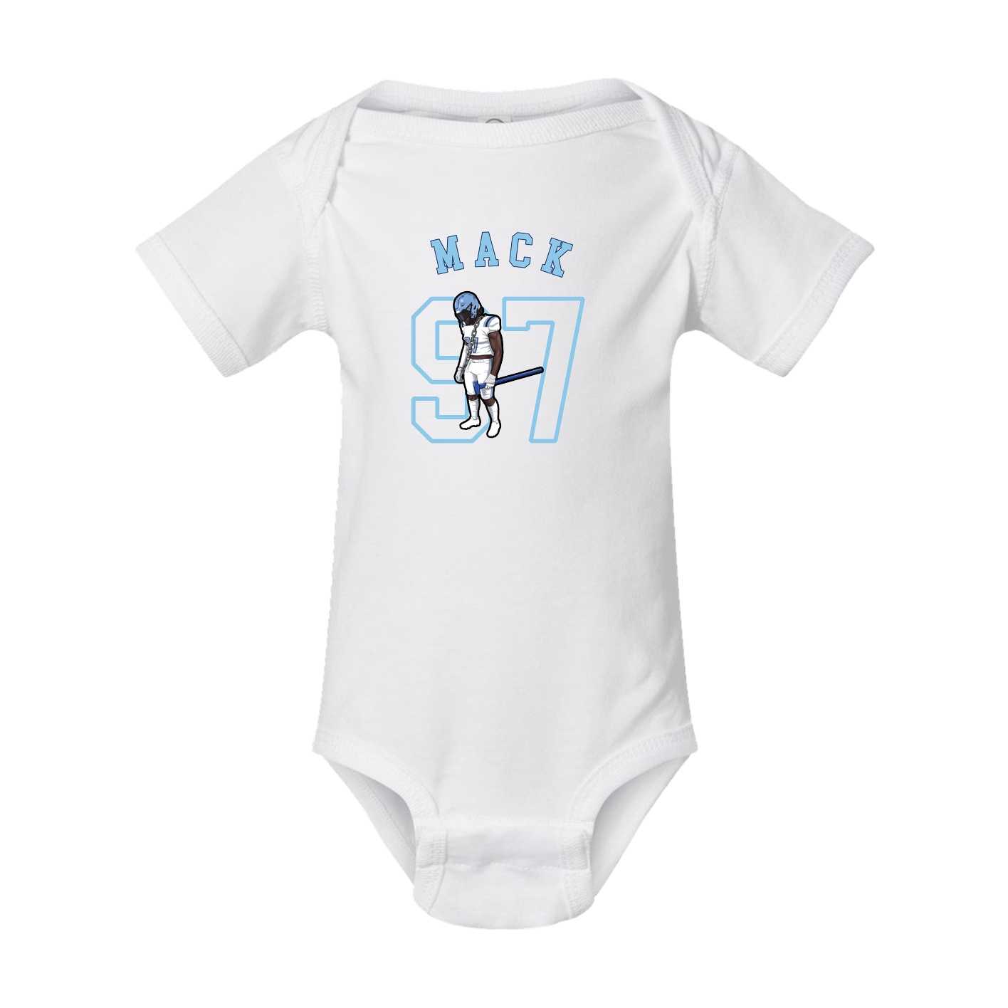 Baby Onesie — Shirsey Arch in White