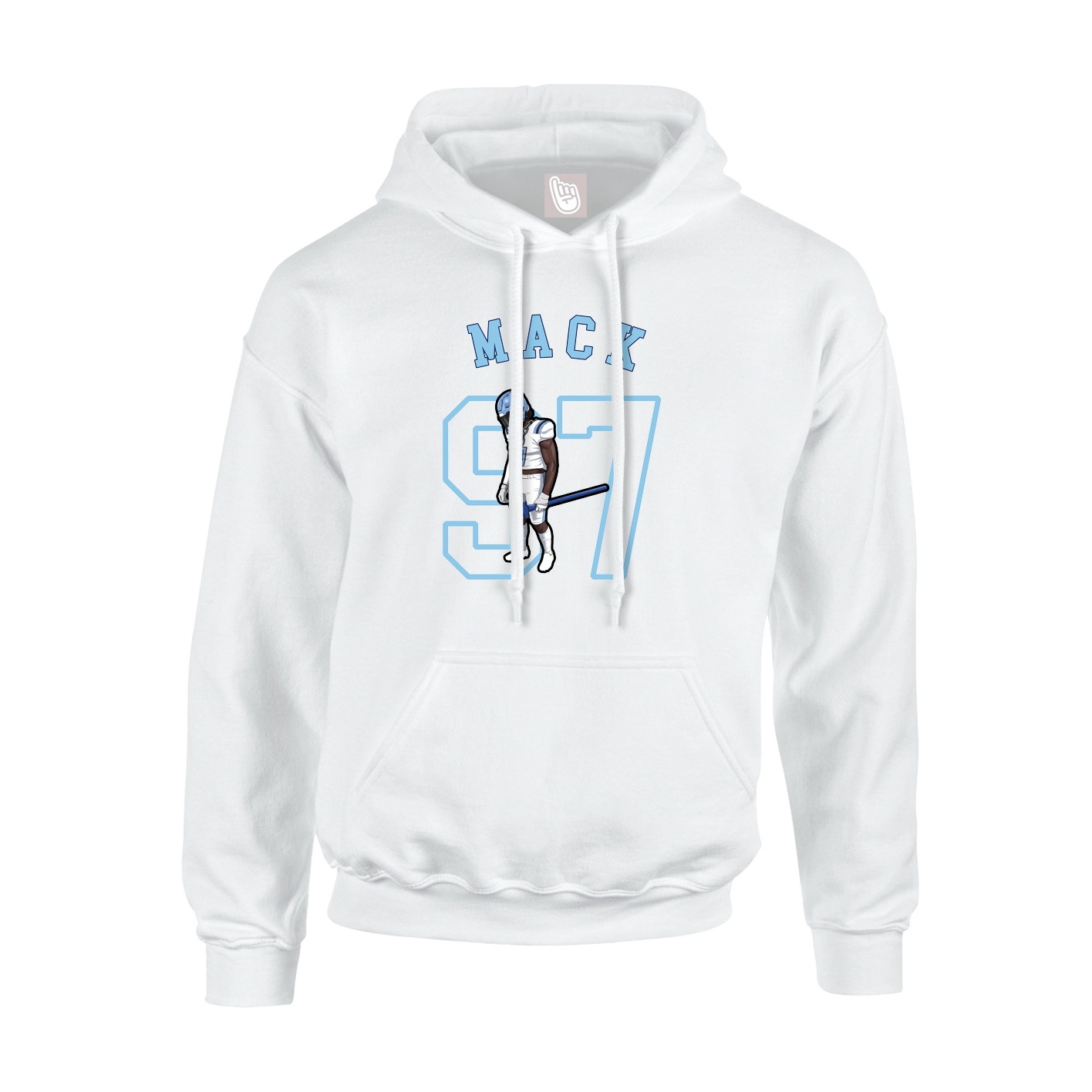 Youth Hoodie — Shirsey Arch in White