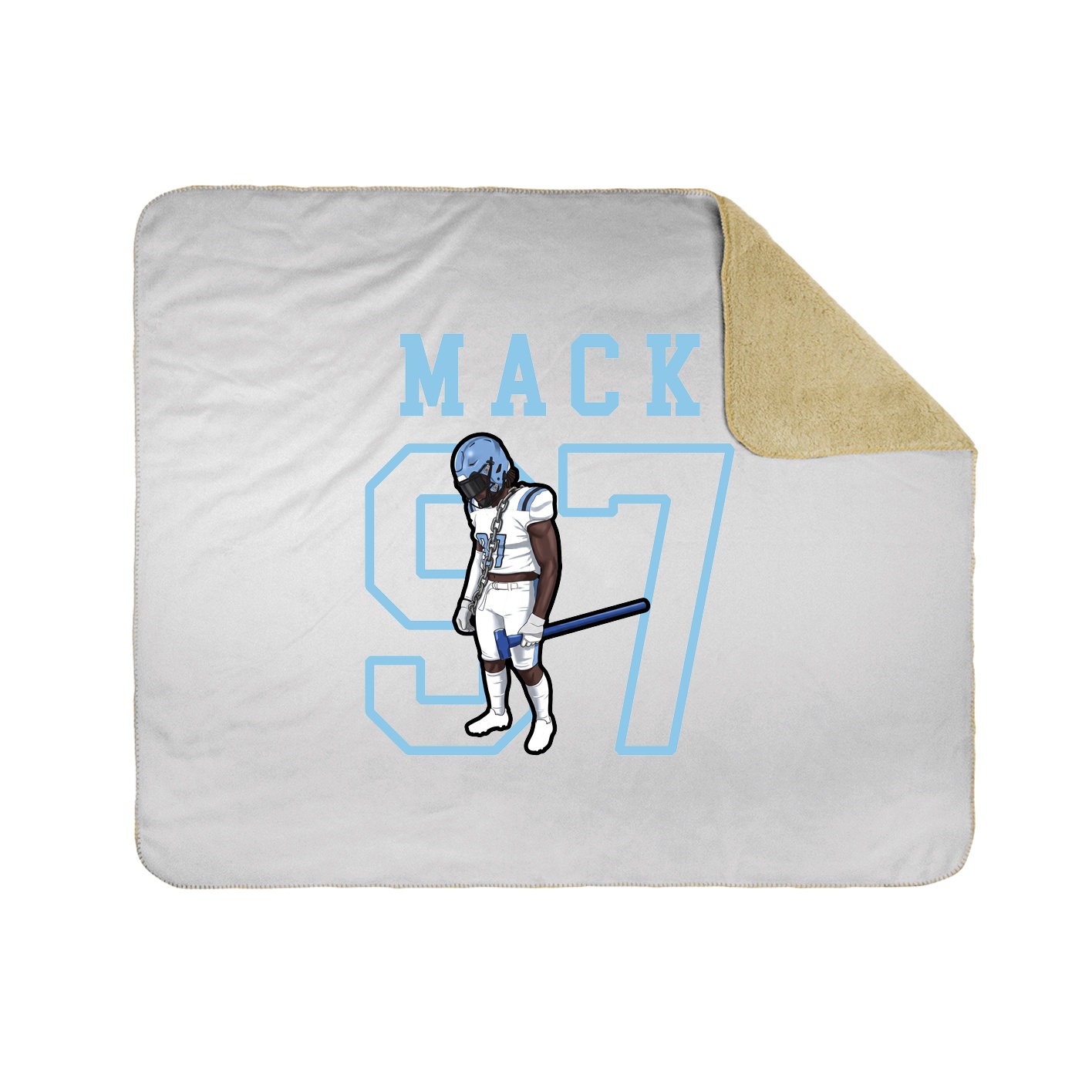 Throw Blanket — Shirsey in White