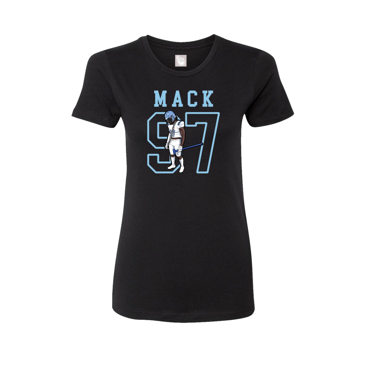 Fitted Women's Tee — Shirsey in Black