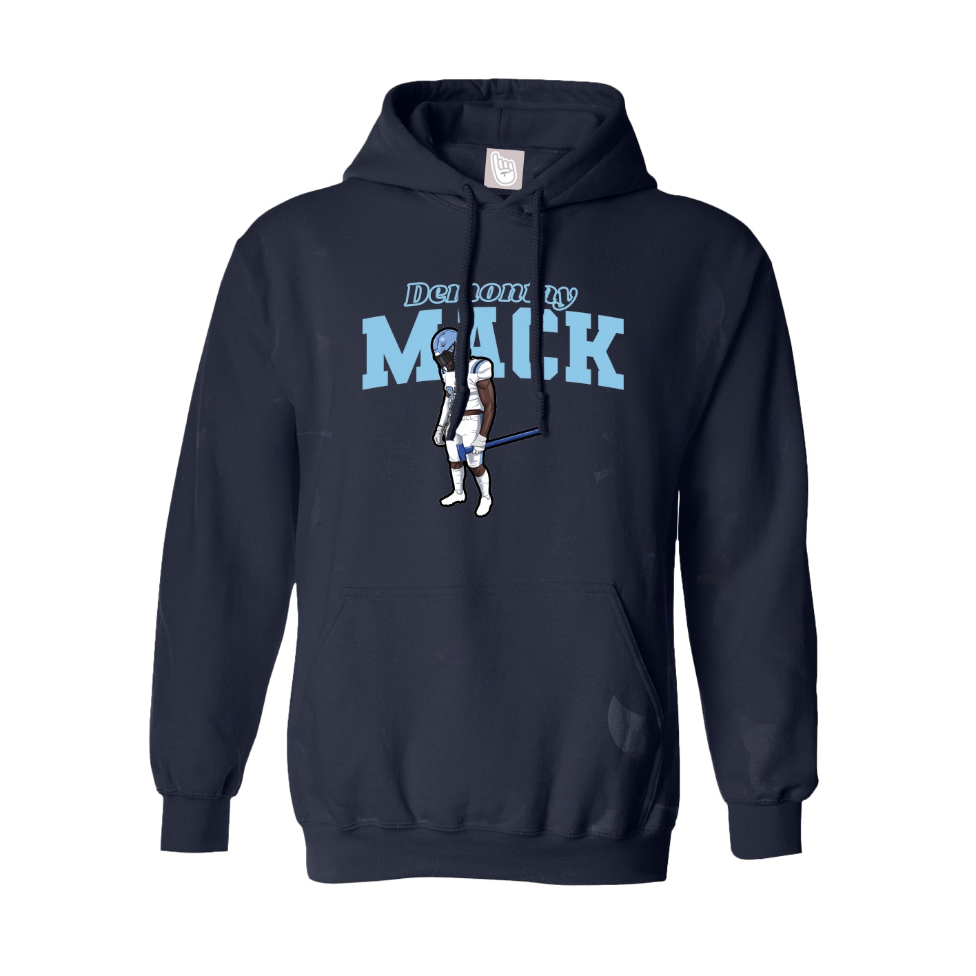 Hoodie — Name Arch in Navy
