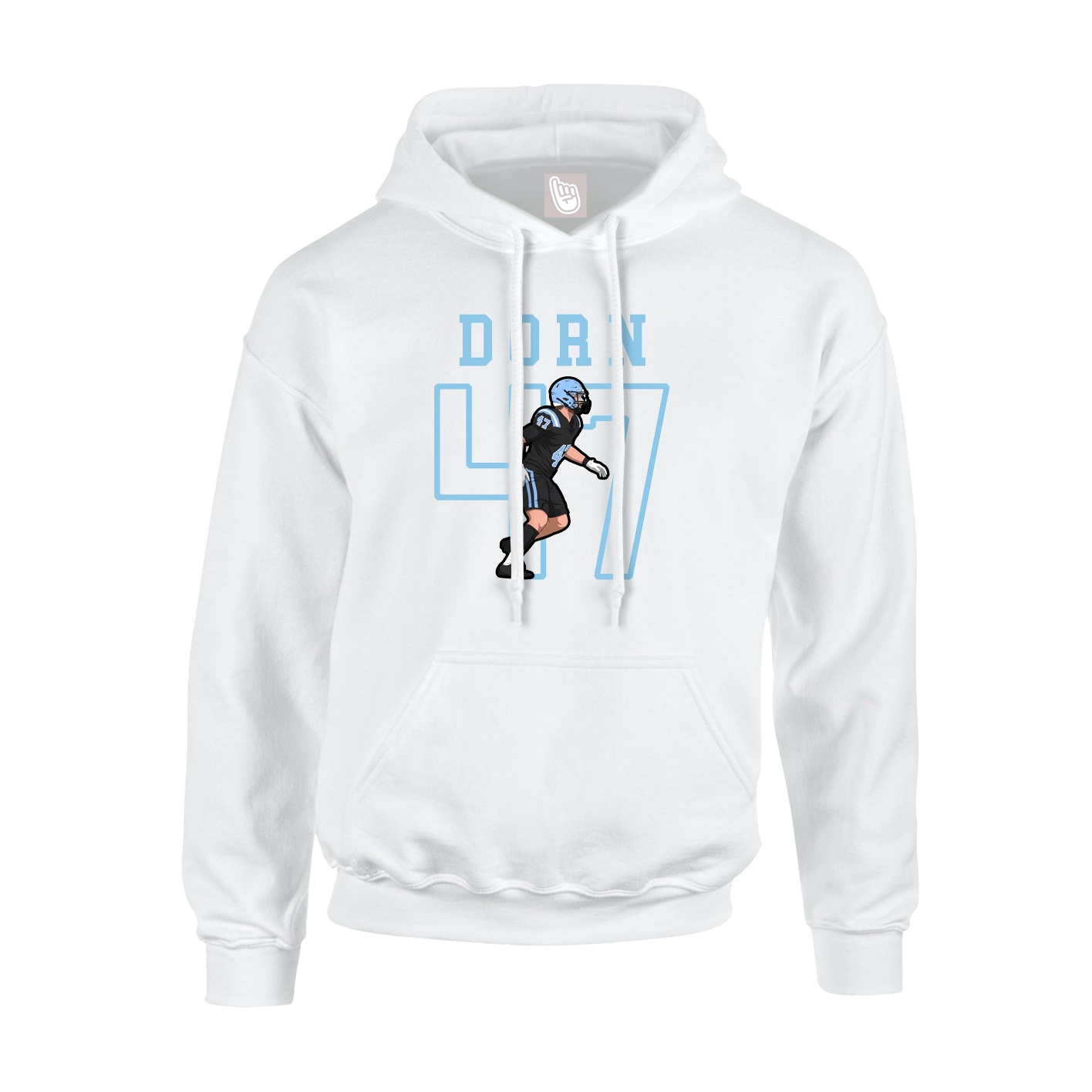 Hoodie — Shirsey in White