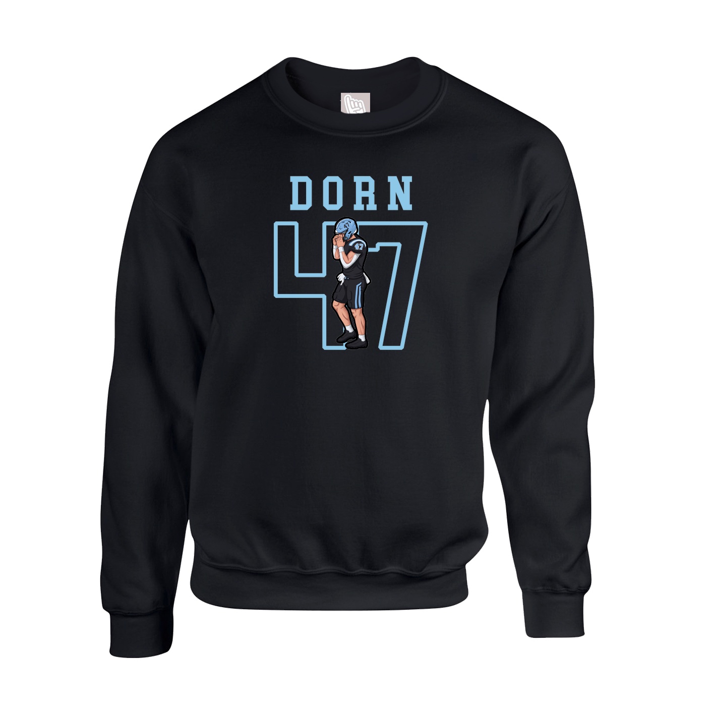 Fleece Crew — Shirsey in Black