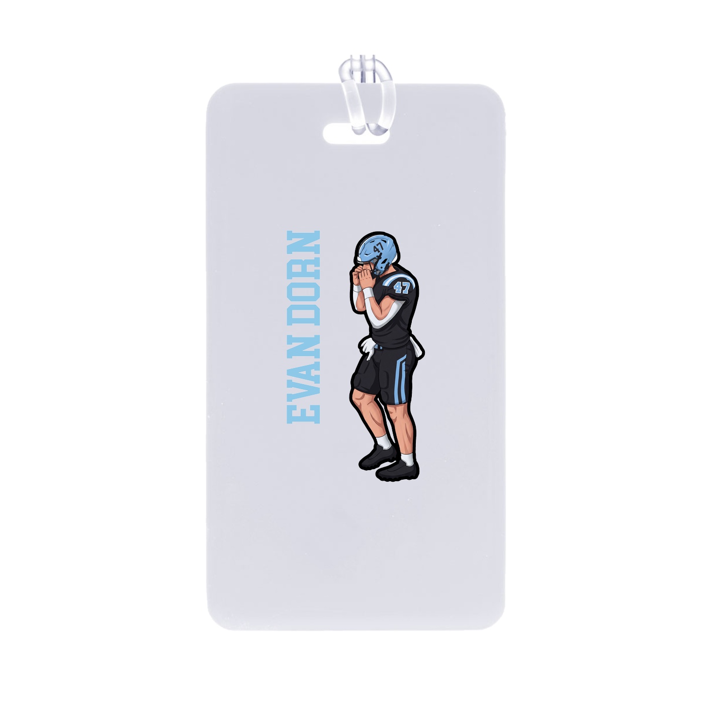 Bag Tag — Name Vertical in Classic