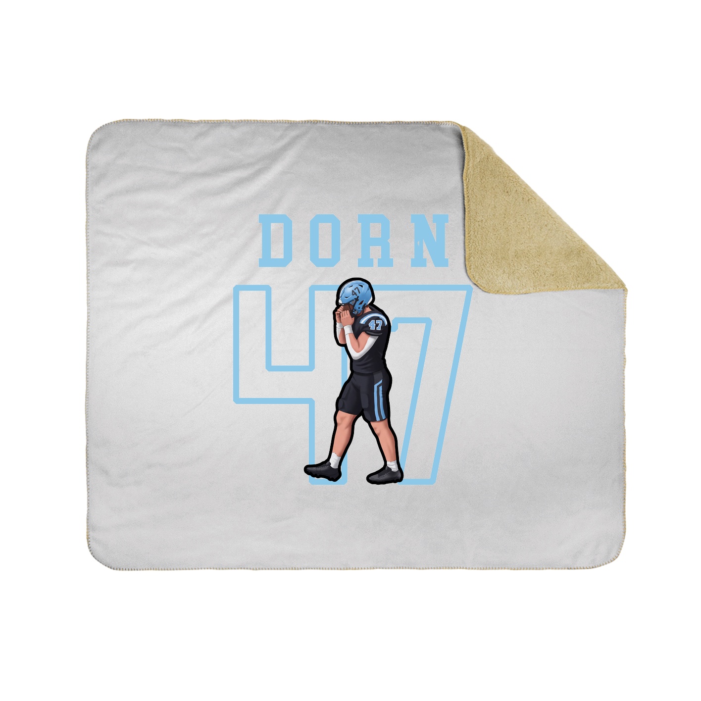 Throw Blanket — Shirsey in White