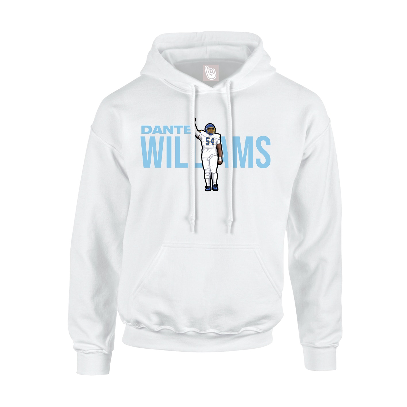 Hoodie — Player Name in White