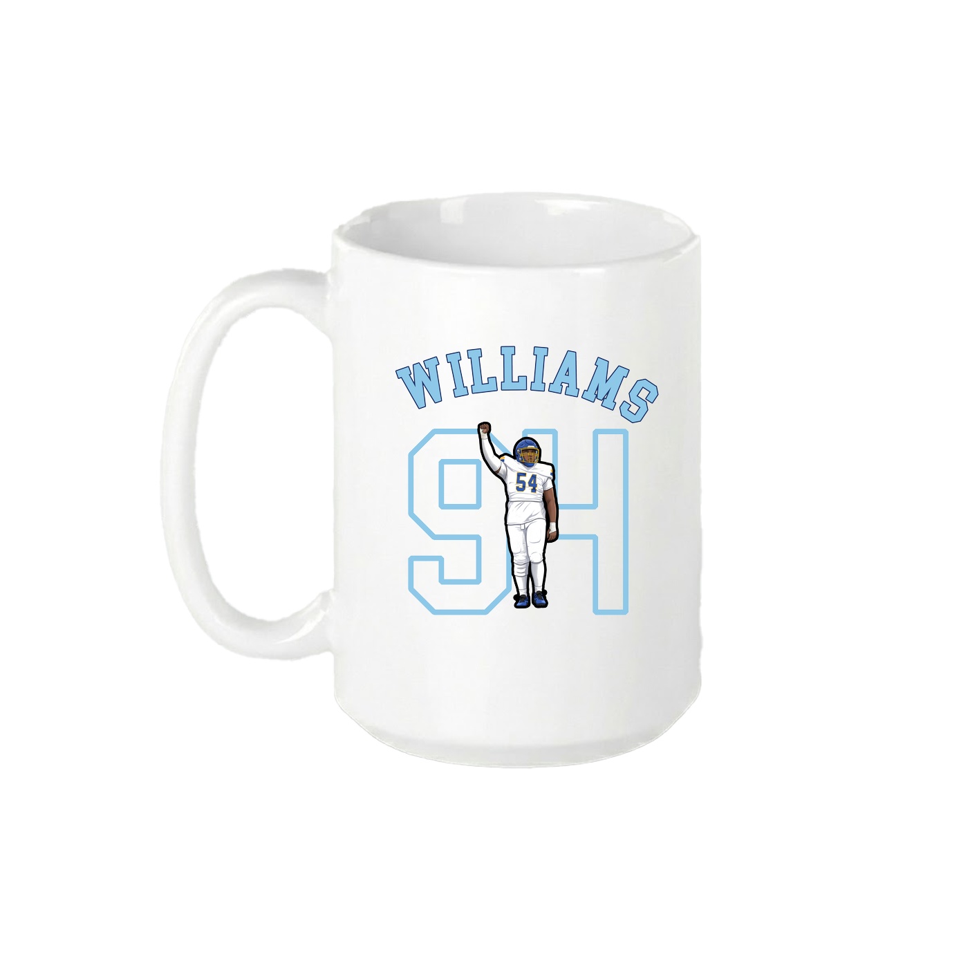 15oz Coffee Mug — Shirsey Arch in White