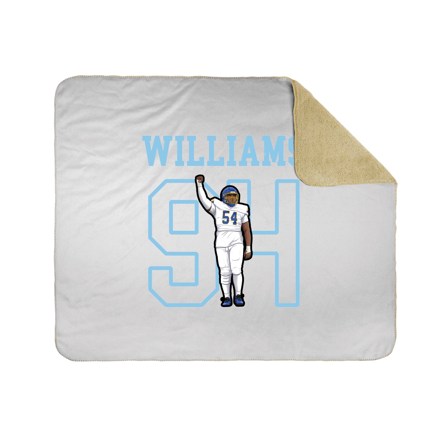 Throw Blanket — Shirsey in White