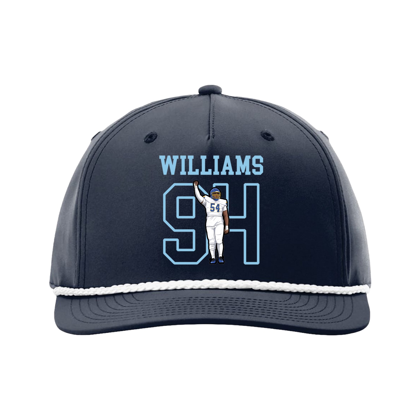 Five-Panel Classic Rope Cap — Shirsey in Navy
