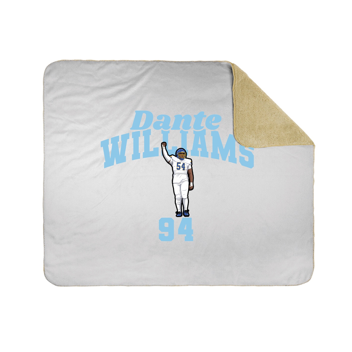 Throw Blanket — Signature Arch in White