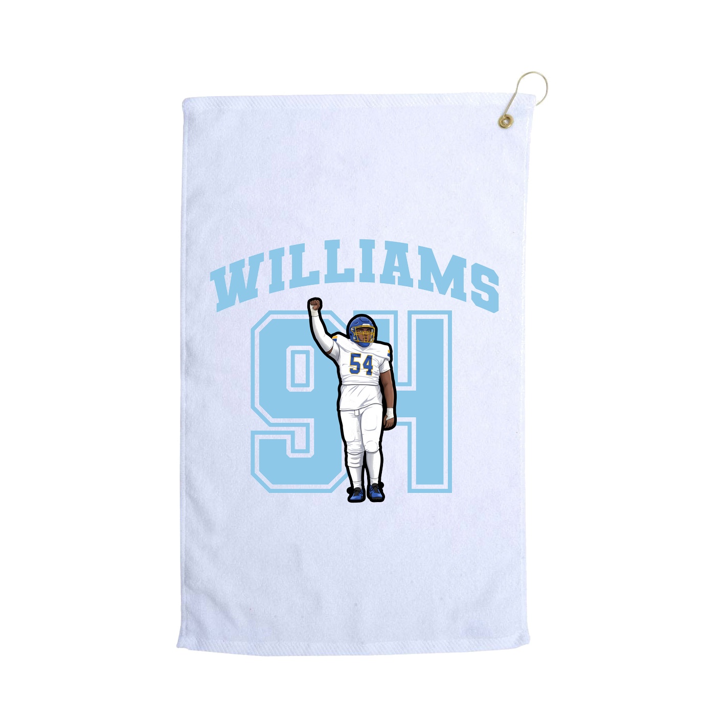 Golf Towel — Number in White