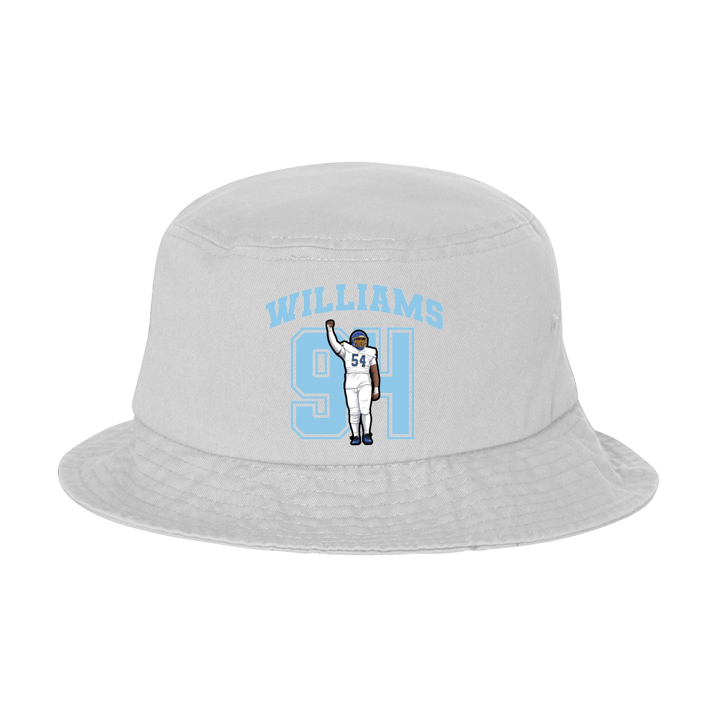 Bucket Cap — Number in White