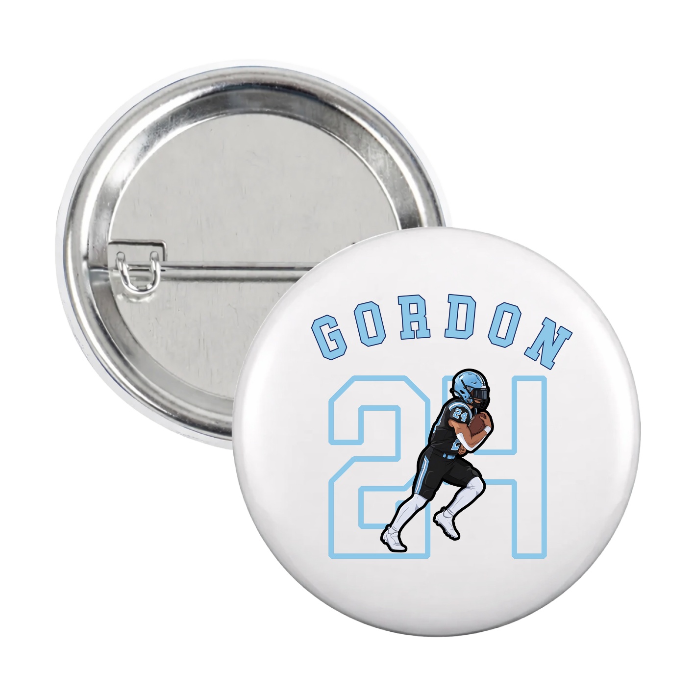 Game Day Button — Shirsey Arch in White