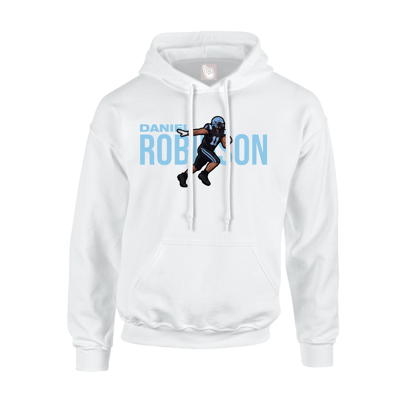 Hoodie — Player Name in White