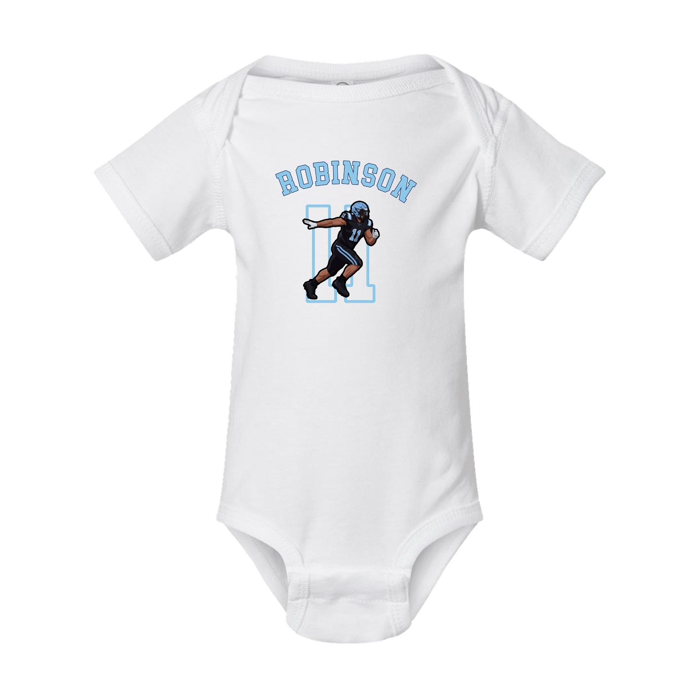 Baby Onesie — Shirsey Arch in White