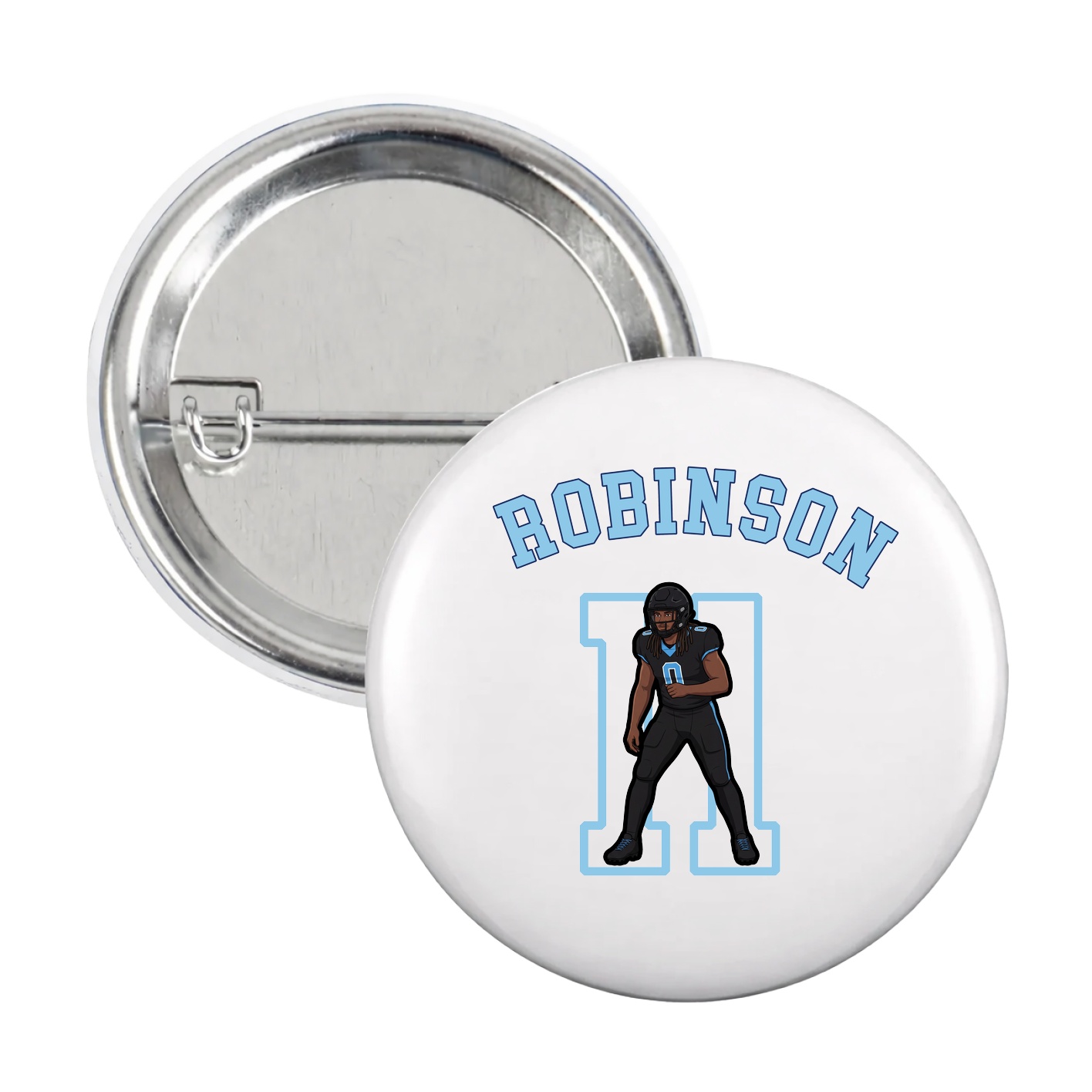 Game Day Button — Shirsey Arch in White