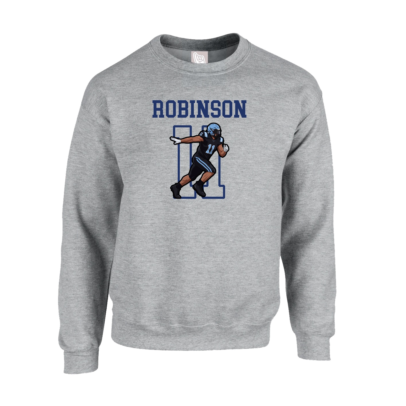 Fleece Crew — Shirsey in Grey