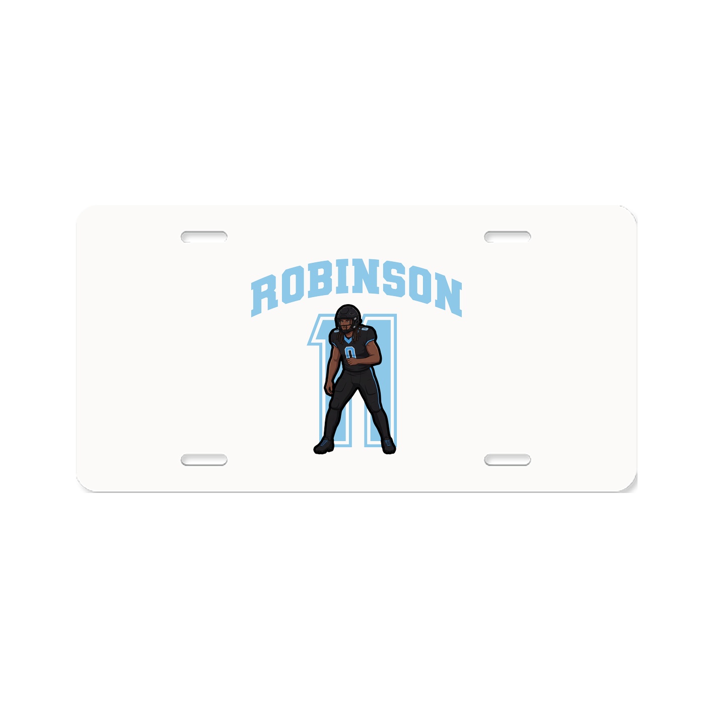 License Plate — Number in Classic