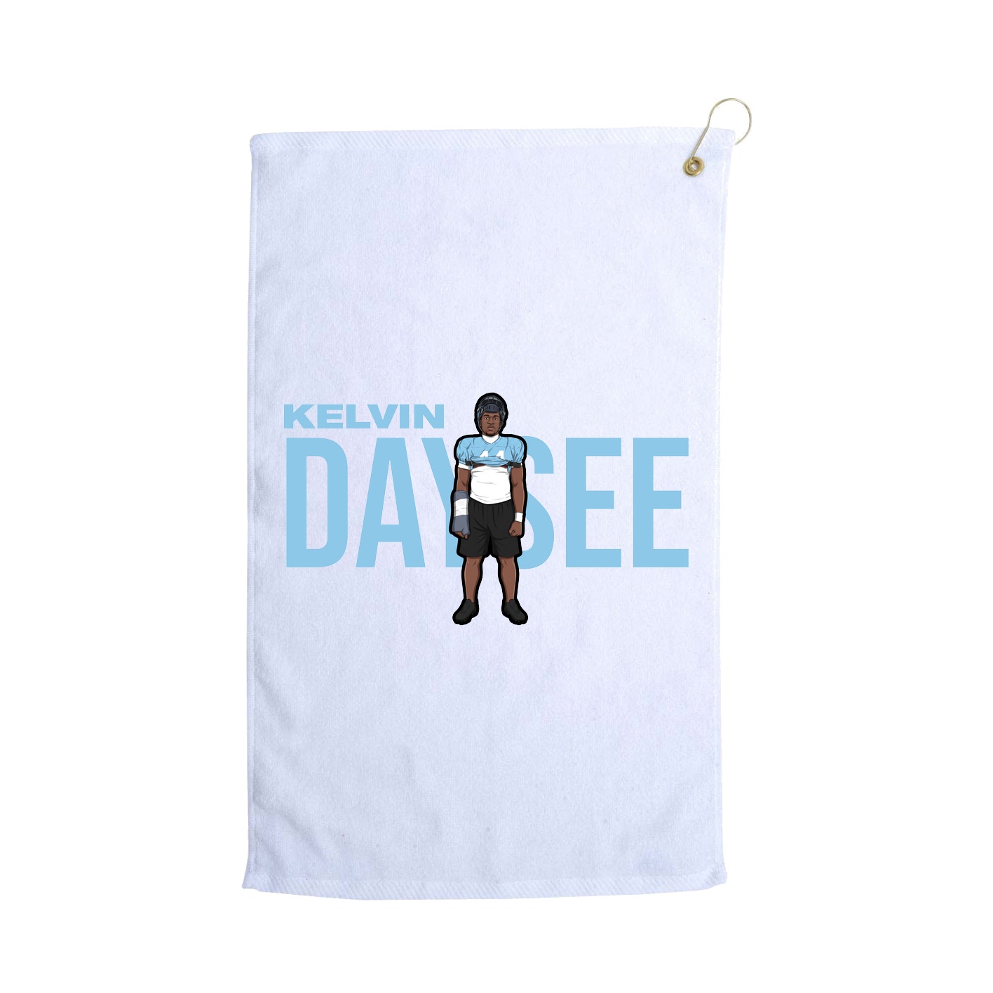 Golf Towel — Player Name in White