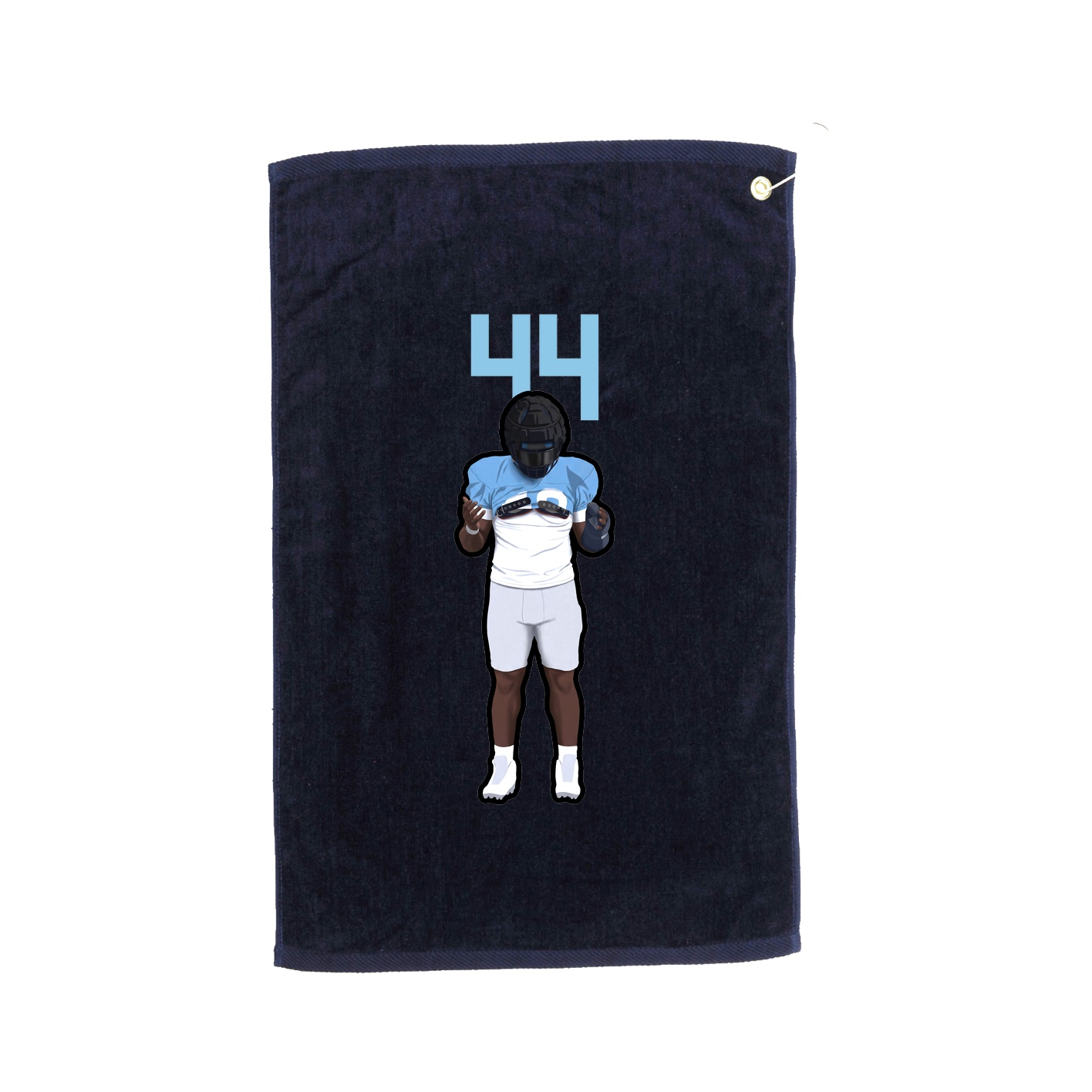 Golf Towel — Number Top in Navy