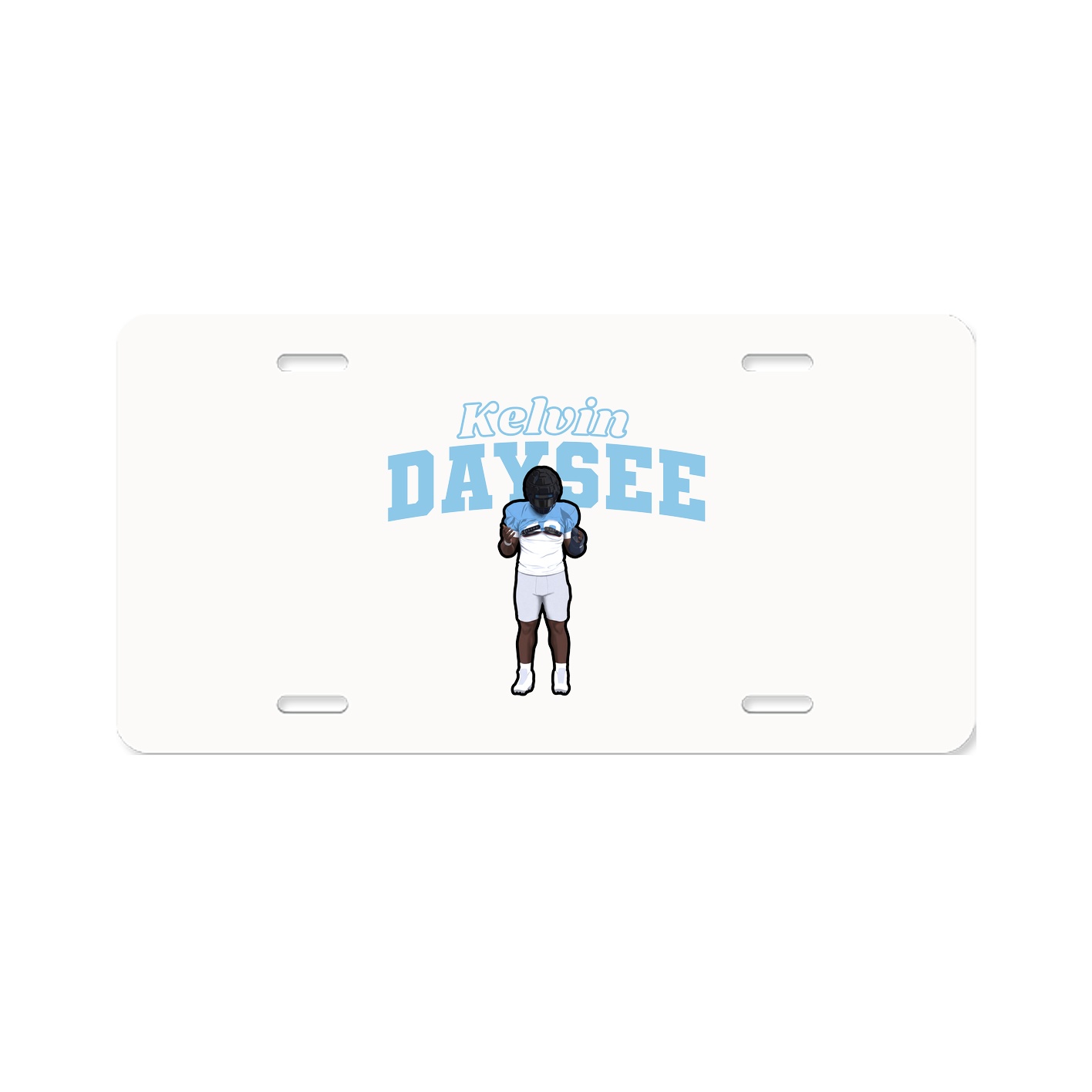 License Plate — Name Arch in Classic