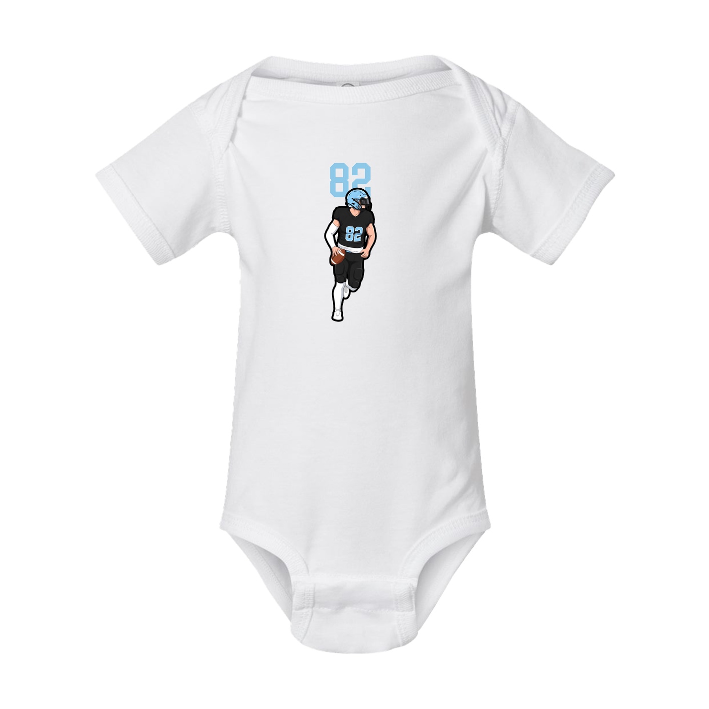 Baby Onesie — Number Top in White