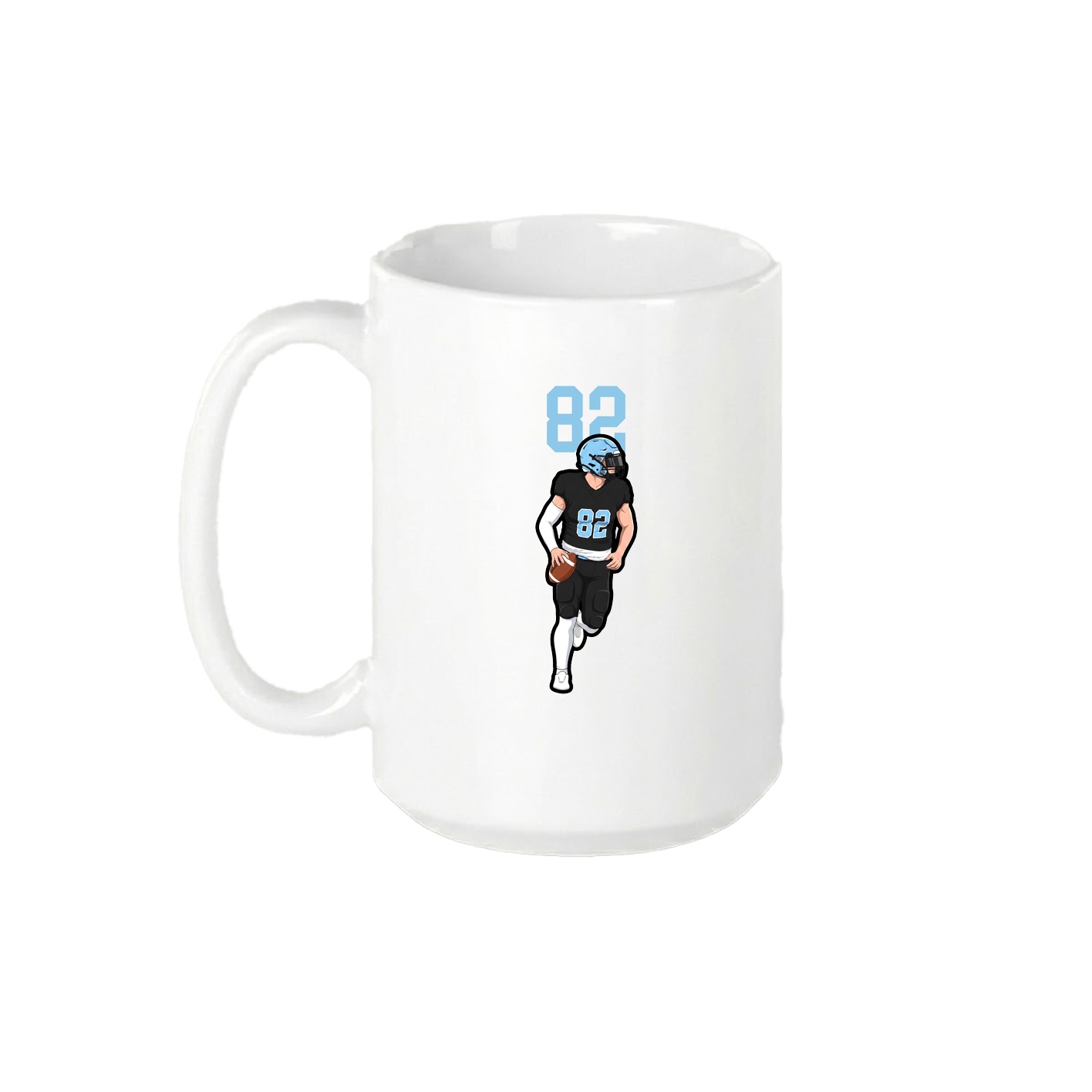15oz Coffee Mug — Number Top in White