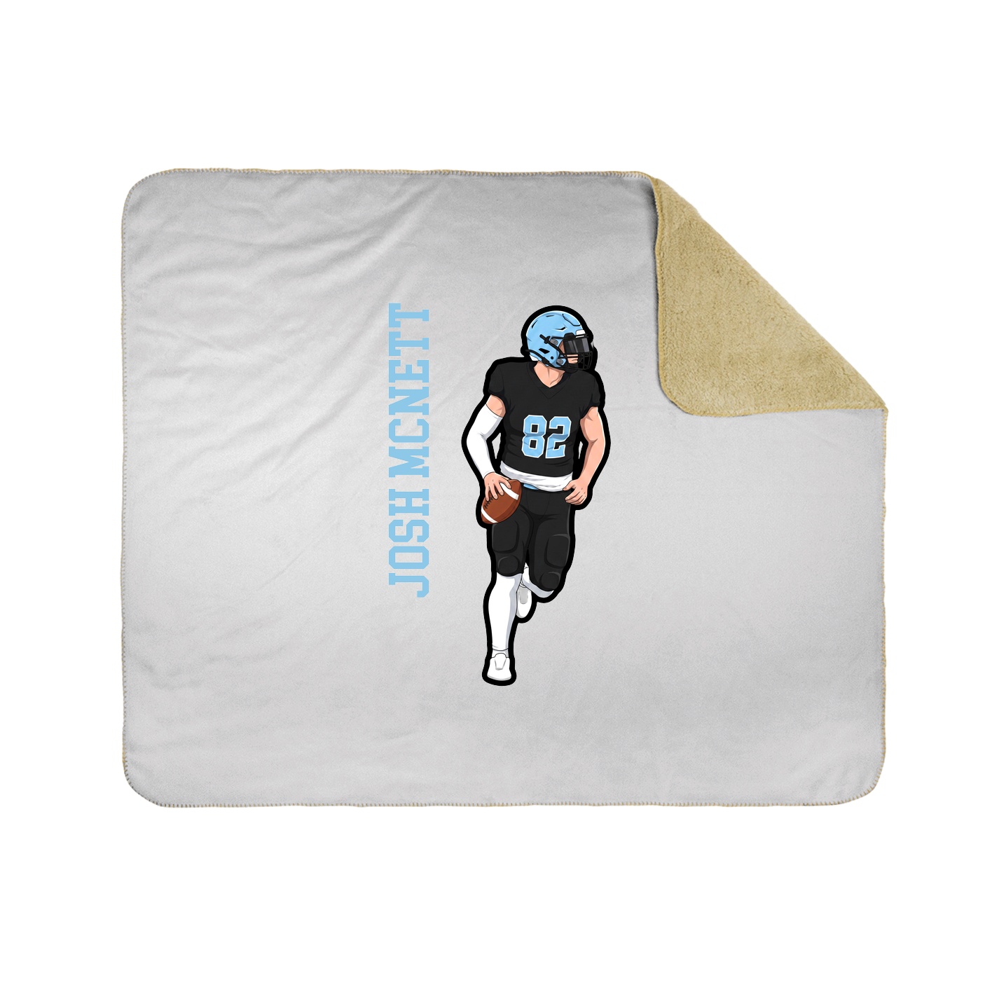50x60 Sherpa Lined Throw Blanket