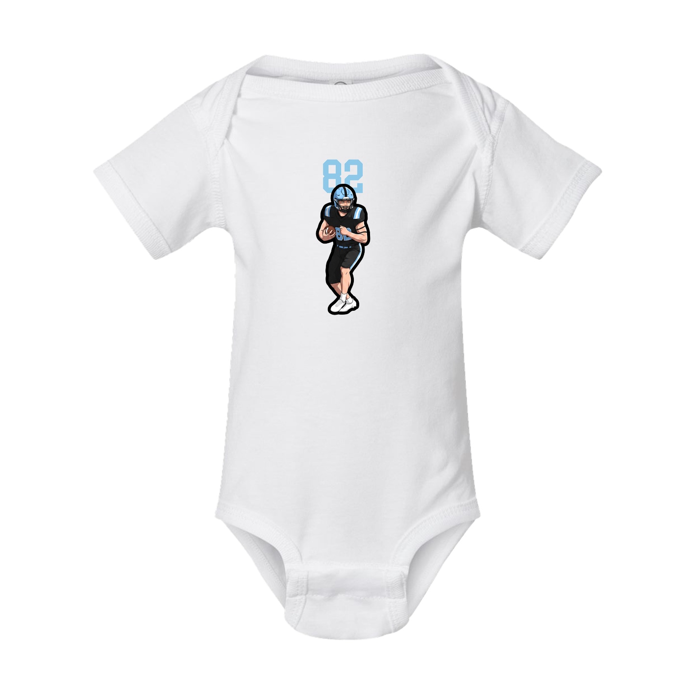 Baby Onesie — Number Top in White