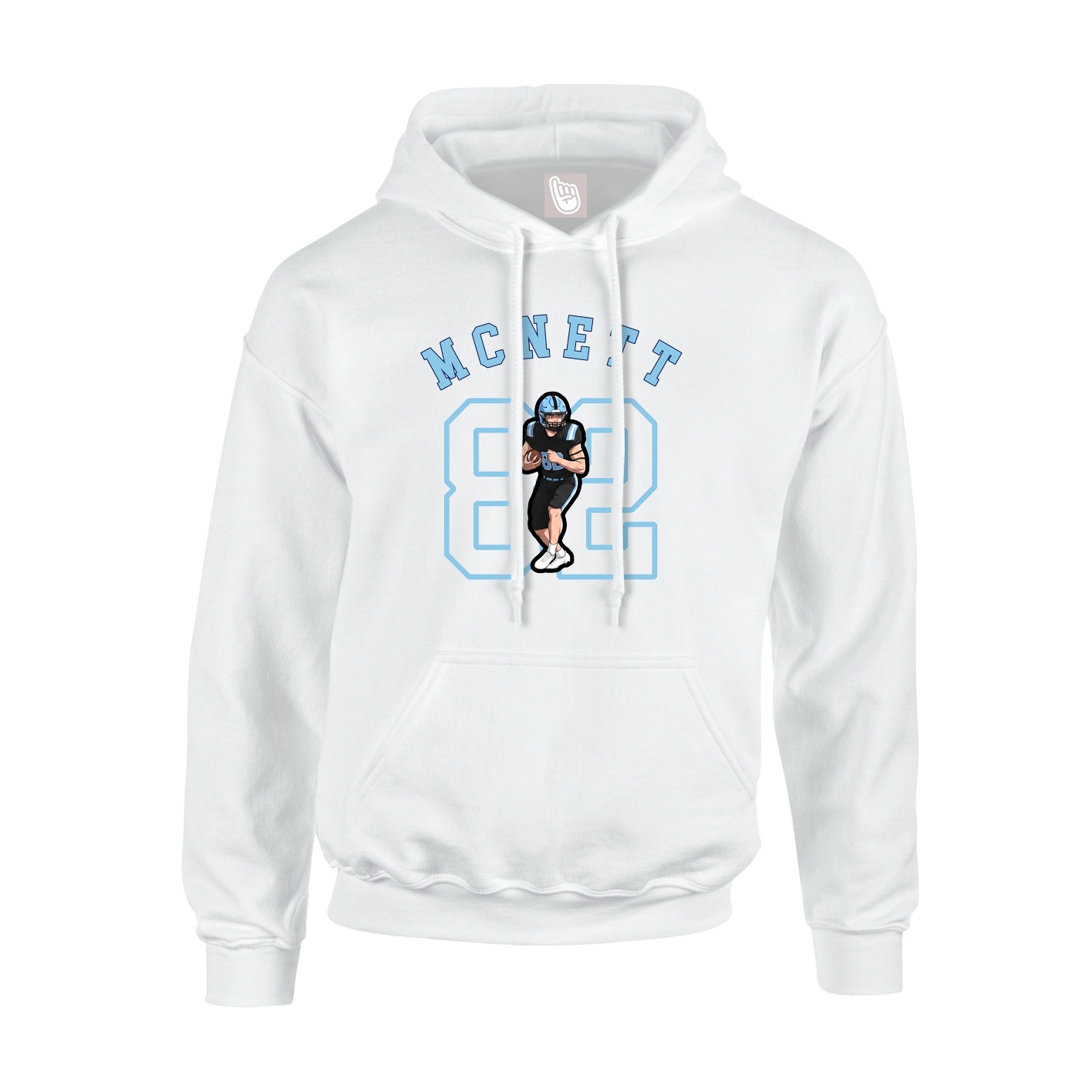 Hoodie — Shirsey Arch in White
