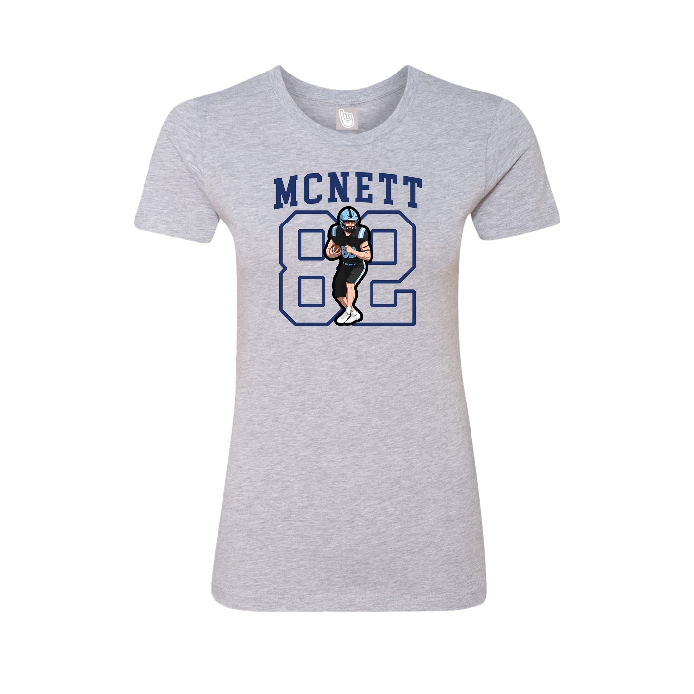 Fitted Women's Tee — Shirsey in Grey