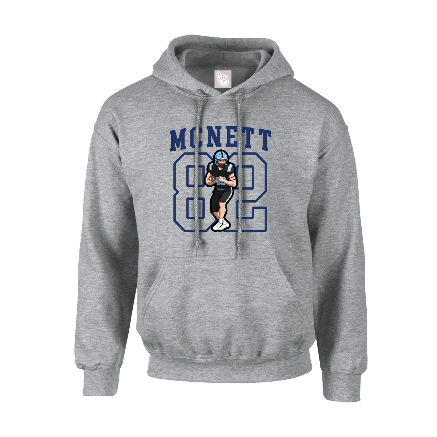 Hoodie — Shirsey in Grey