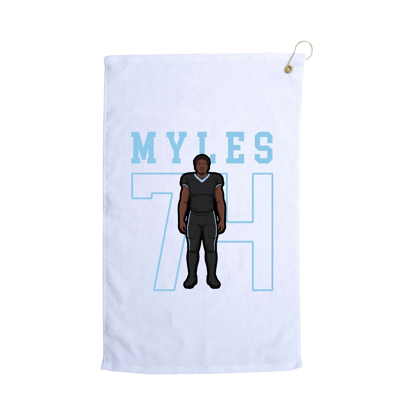 Golf Towel — Classic in White