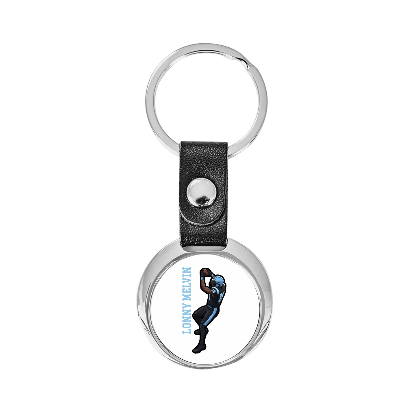 Key Chain — Name Vertical in Classic