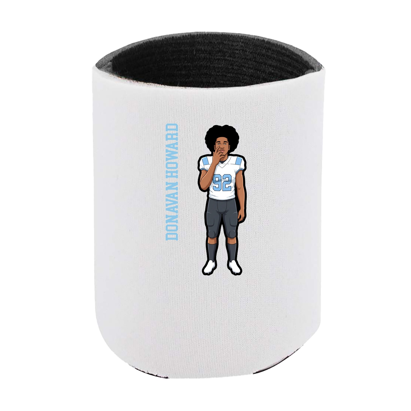 Can Holder — Name Vertical in White