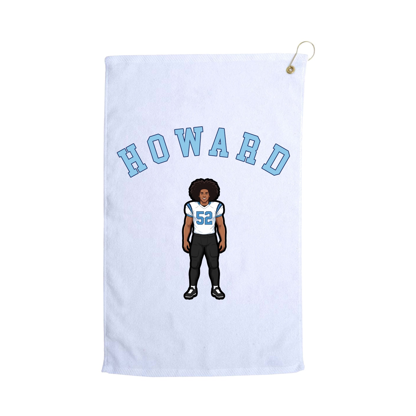 Golf Towel — Shirsey Arch in White