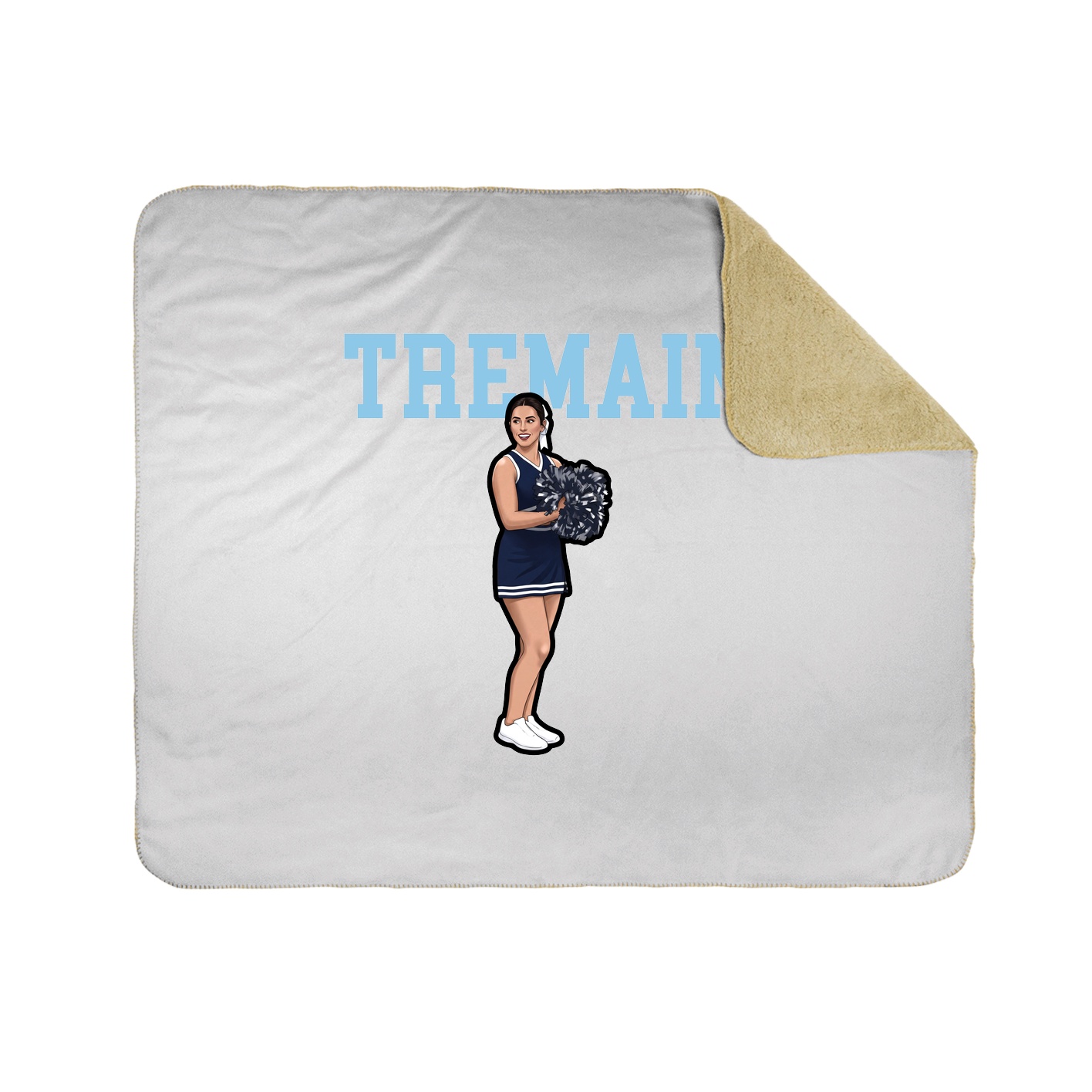 Throw Blanket — Shirsey in White