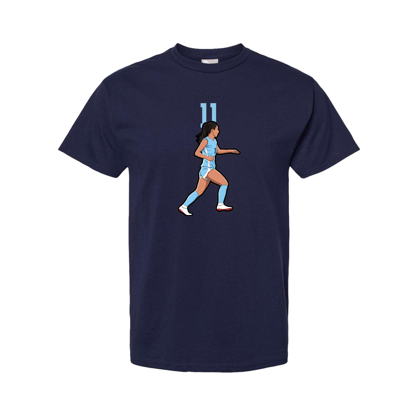 Tee — Number Top in Navy