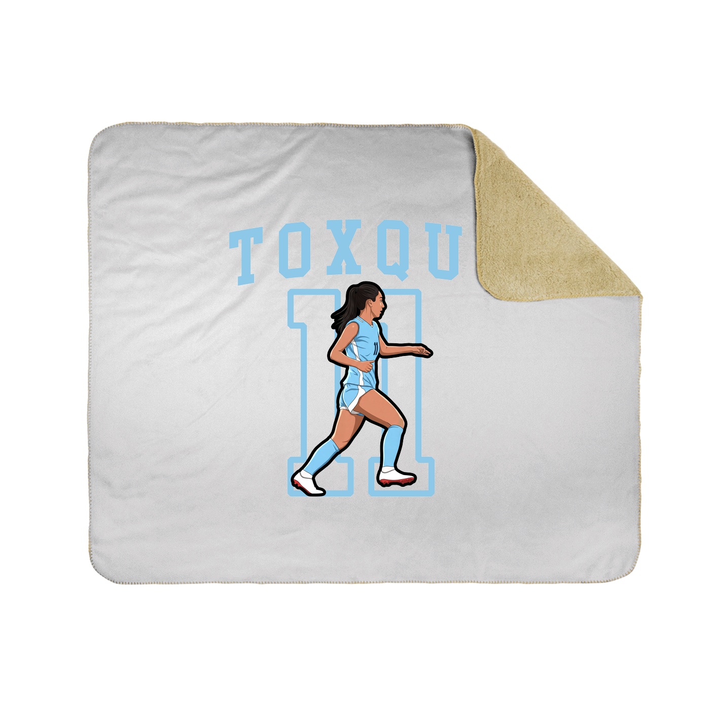 Throw Blanket — Shirsey in White