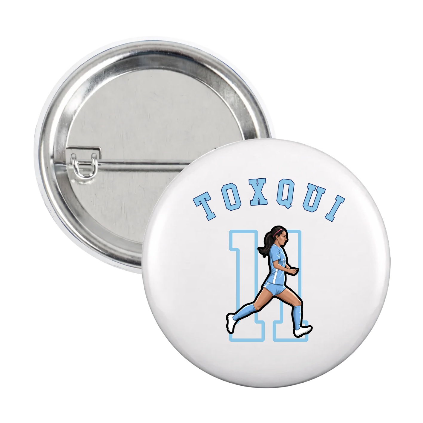 Game Day Button — Shirsey Arch in White