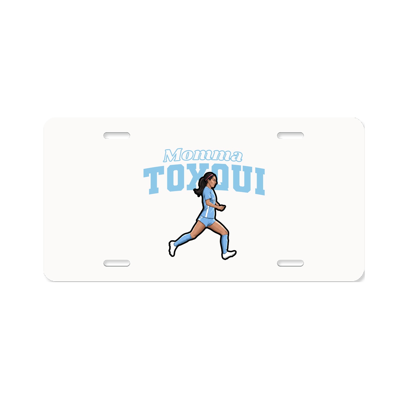 License Plate — Mothers Day Block in Classic