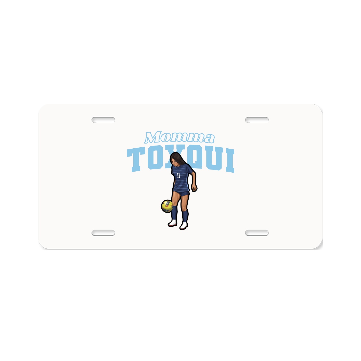 License Plate — Mothers Day Block in Classic