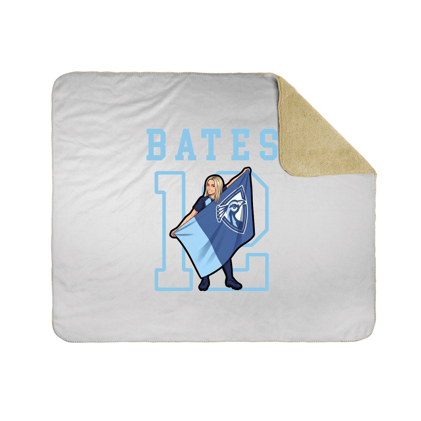 Throw Blanket — Shirsey in White