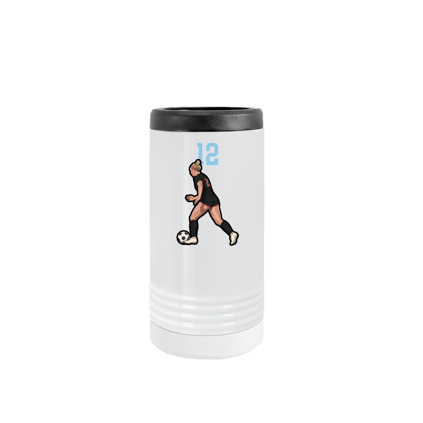 Slim Beverage Holder — Number Top in White