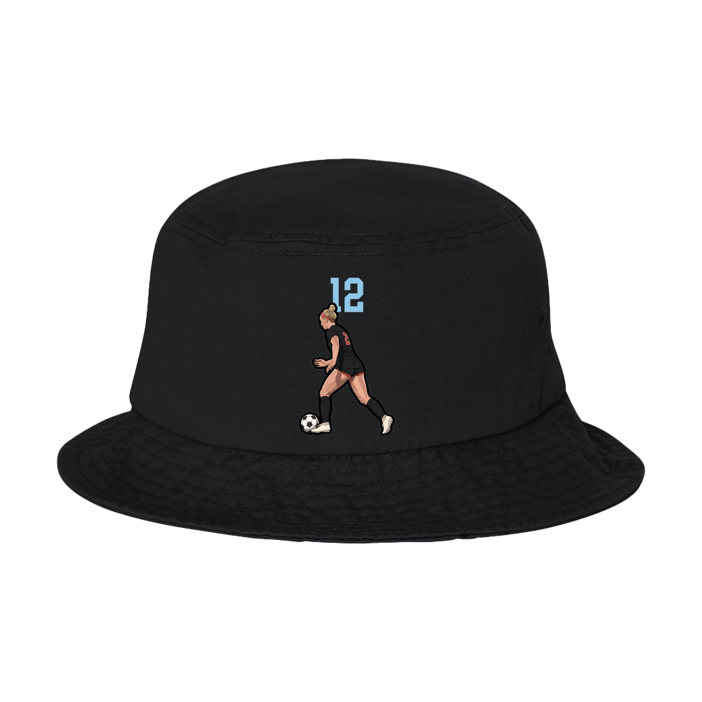 Bucket Cap — Number Top in Black